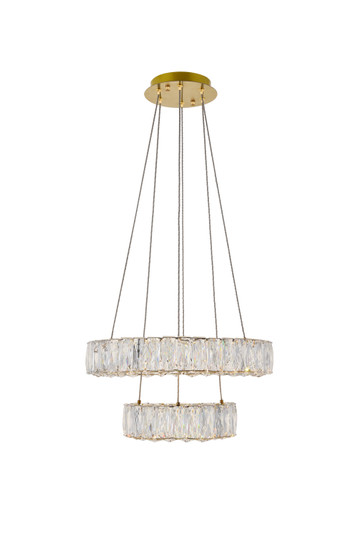 Monroe LED Pendant in Gold (173|3503G18G)