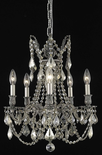 Rosalia Five Light Pendant in Pewter (173|9205D18PW-GT/RC)