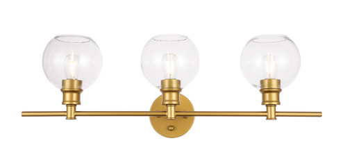 Collier Three Light Wall Sconce in Brass (173|LD2318BR)