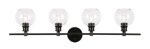 Collier Four Light Wall Sconce in Black (173|LD2322BK)