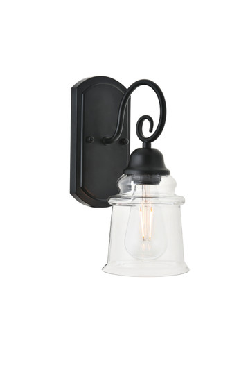 spire One Light Wall Sconce in Black (173|LD4007W5BK)