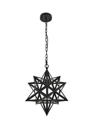 Nocturne One Light Pendant in black (173|LD4076D16BK)