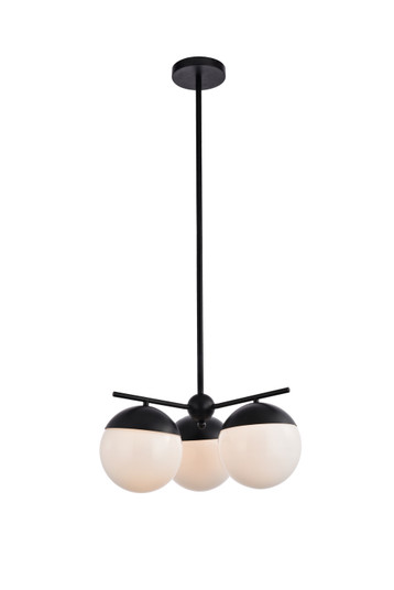 Eclipse Three Light Pendant in Black (173|LD6128BK)