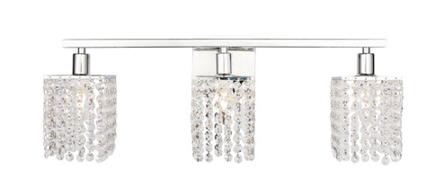 Phineas Three Light Wall Sconce in Chrome (173|LD7011C)