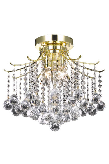 Amelia Three Light Flush Mount in Gold (173|LD8200F17G)