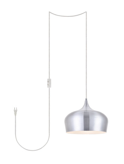 Nora One Light Plug in Pendant in Burnished Nickel (173|LDPG2003BN)