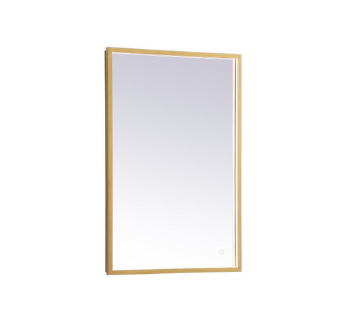 Pier LED Mirror in Brass (173|MRE61830BR)