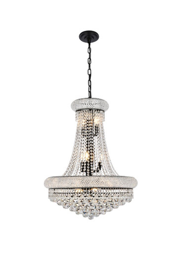 Primo 14 Light Chandelier in Black (173|V1800D24BK/RC)