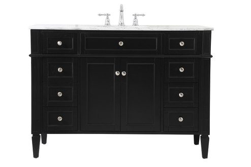 Park Avenue Bathroom Vanity Set in Black (173|VF12548BK)