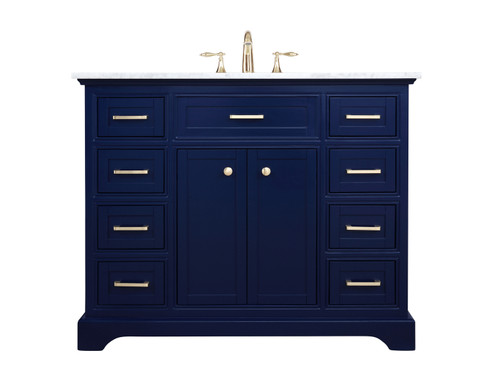 Americana Bathroom Vanity Set in Blue (173|VF15042BL)