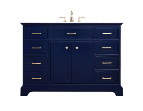 Americana Bathroom Vanity Set in Blue (173|VF15048BL)