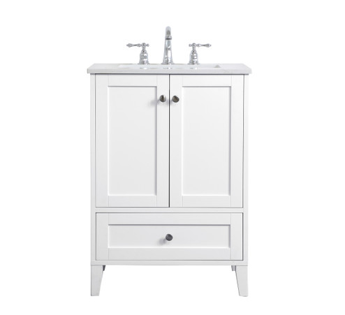 Sommerville Single Bathroom Vanity in White (173|VF18024WH)