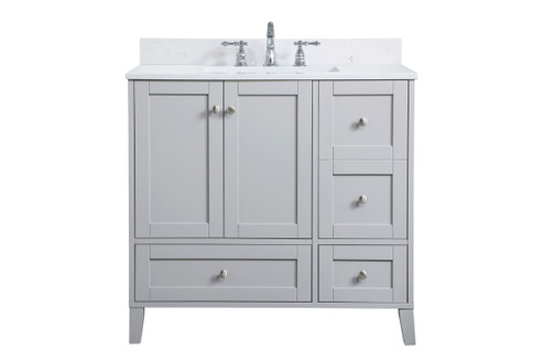 sommerville Bathroom Vanity Set in Grey (173|VF18036GR-BS)