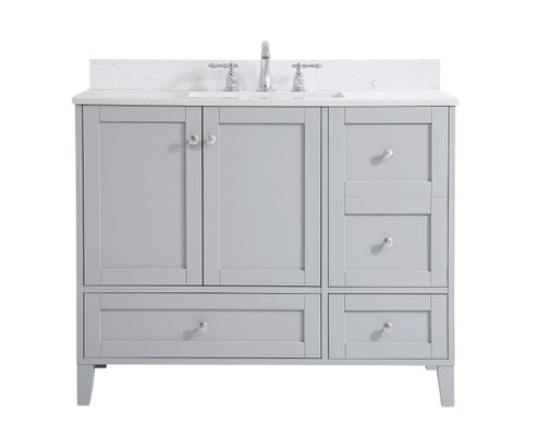 sommerville Bathroom Vanity Set in Grey (173|VF18042GR-BS)