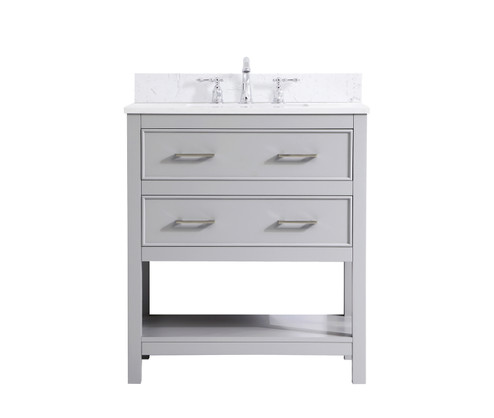Sinclaire Bathroom Vanity Set in Grey (173|VF19030GR-BS)