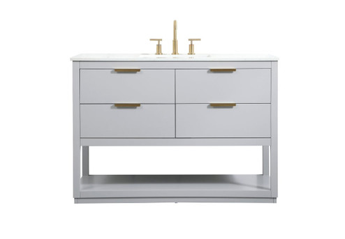 Larkin Vanity Sink Set in Grey (173|VF19248GR)