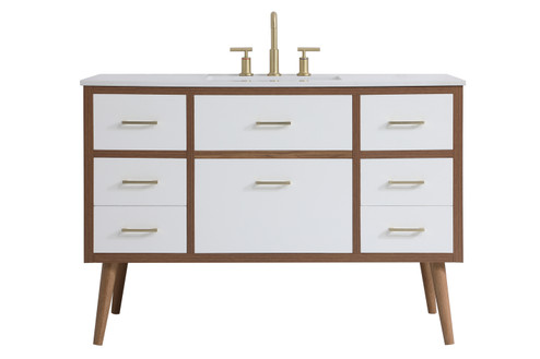 Boise Bathroom Vanity Set in White (173|VF41048WH)