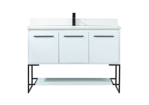 Sloane Vanity Sink Set in White (173|VF42548MWH-BS)