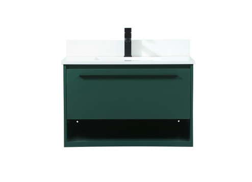 Roman Vanity Sink Set in Green (173|VF43530MGN-BS)