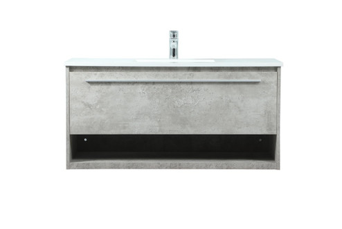 Roman Vanity Sink Set in Concrete Grey (173|VF43540MCG)