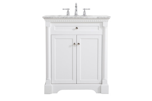 Clarence Bathroom Vanity Set in White (173|VF53030WH)