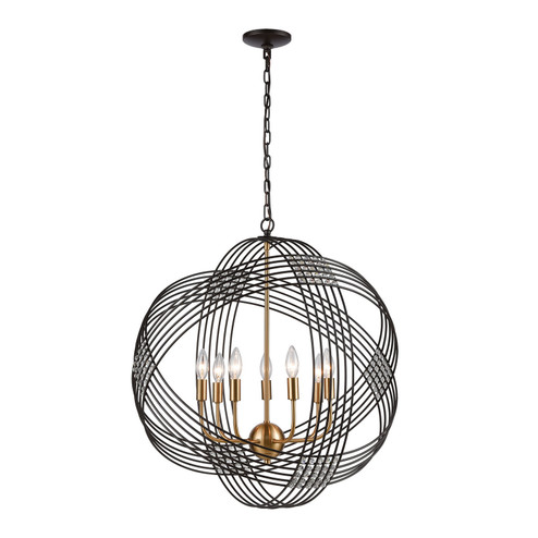 Concentric Seven Light Chandelier in Oil Rubbed Bronze (45|11194/7)