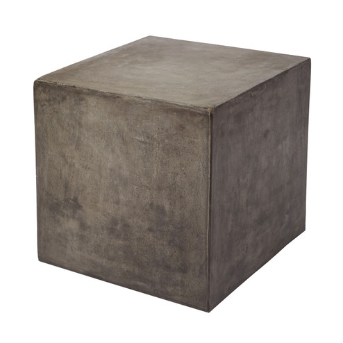 Cubo Accent Table in Polished Concrete (45|157-008)