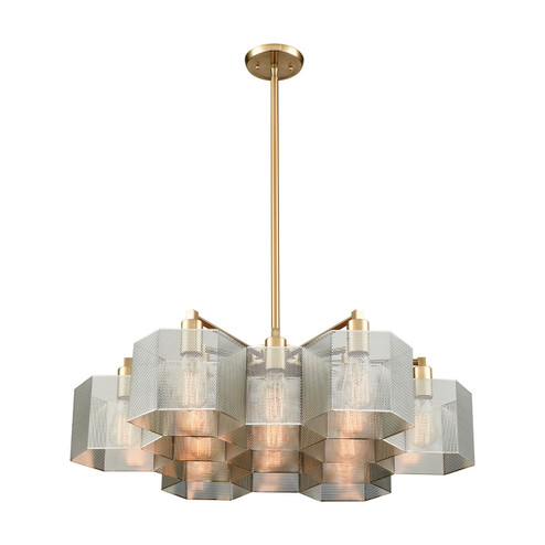 Compartir 13 Light Chandelier in Polished Nickel (45|21115/13)