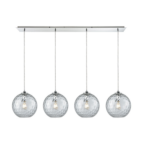 Watersphere Four Light Pendant in Polished Chrome (45|31380/4LP-CLR)