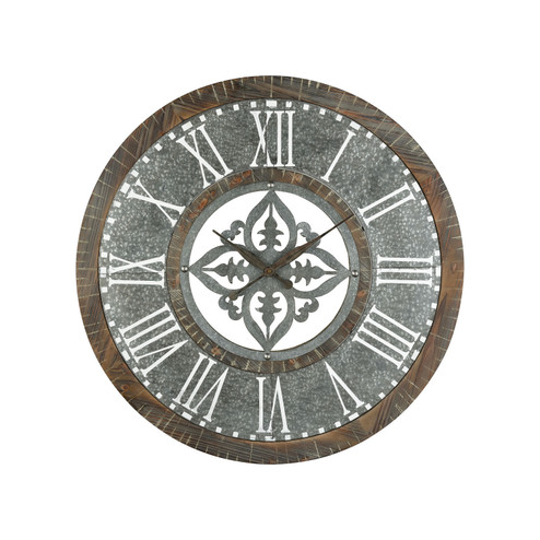 Greystone Clock in Galvanized (45|351-10279)