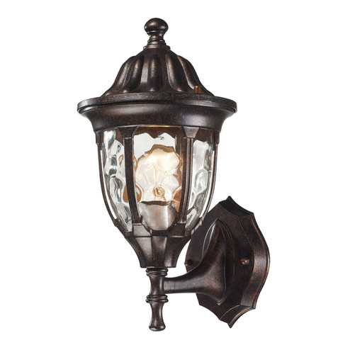 Glendale One Light Outdoor Wall Sconce in Regal Bronze (45|45000/1)