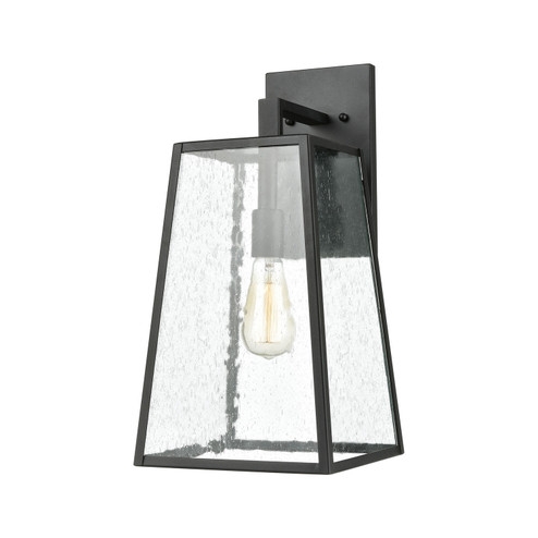 Meditterano One Light Outdoor Wall Sconce in Matte Black (45|47521/1)