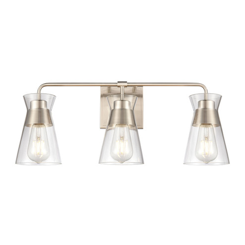 Brookville Three Light Vanity in Satin Nickel (45|47602/3)