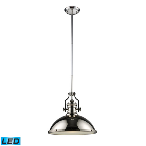 Chadwick LED Pendant in Polished Nickel (45|66118-1-LED)