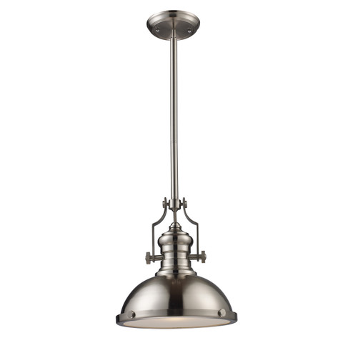 Chadwick One Light Pendant in Satin Nickel (45|66124-1)