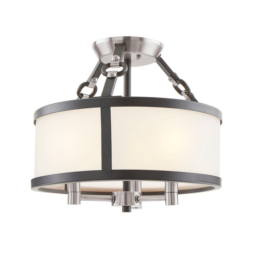 Armstrong Grove Three Light Semi Flush Mount in Espresso (45|83443/3)