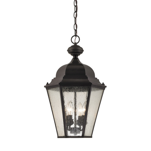 Cotswold Four Light Outdoor Pendant in Oil Rubbed Bronze (45|8903EH/75)