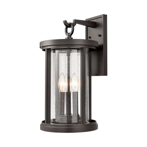 Brison Three Light Outdoor Wall Sconce in Oil Rubbed Bronze (45|89382/3)
