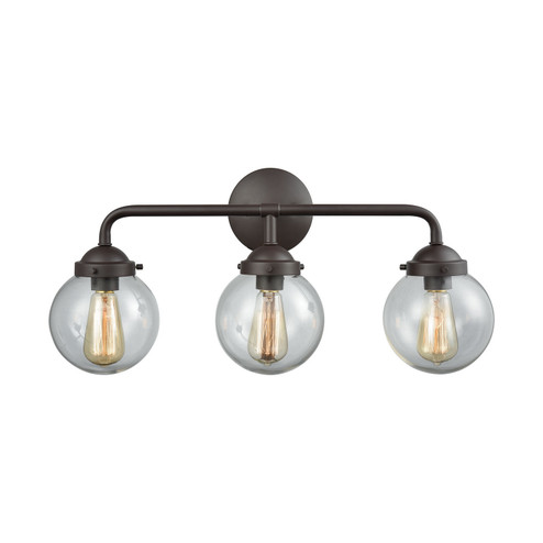 Beckett Three Light Vanity in Oil Rubbed Bronze (45|CN129311)