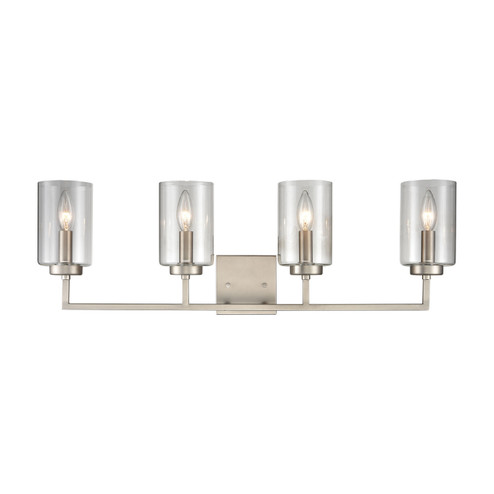 West End Four Light Vanity in Brushed Nickel (45|CN240142)