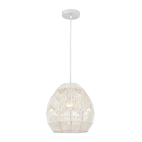 Boho One Light Mini Pendant in White (45|D4220)