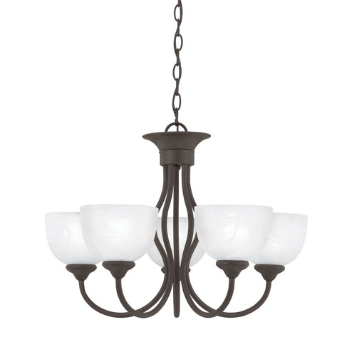 Tahoe Five Light Chandelier in Painted Bronze (45|SL801563)