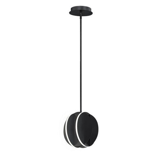 Interval LED Pendant in Black (86|E21482-BK)