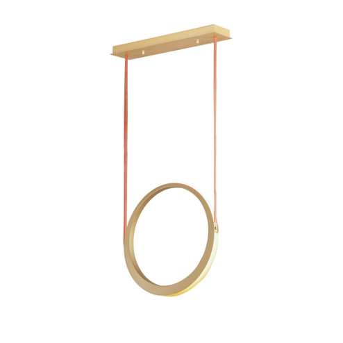 Tether LED Pendant in Natural Aged Brass (86|E24081-NAB)