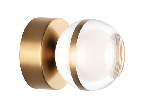 Swank LED Wall Sconce in Natural Aged Brass (86|E24590-93NAB)
