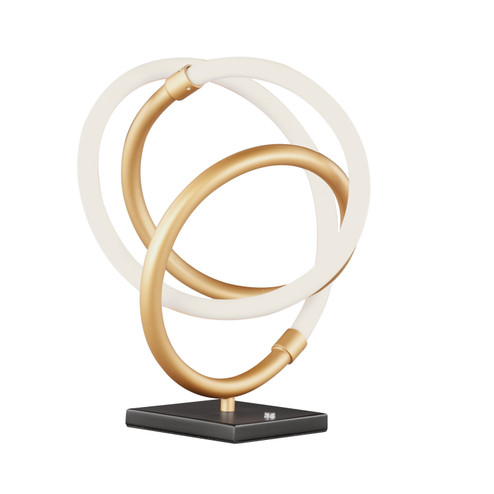 Mobius LED Table Lamp in Black / Gold (86|E25090-01BKGLD)