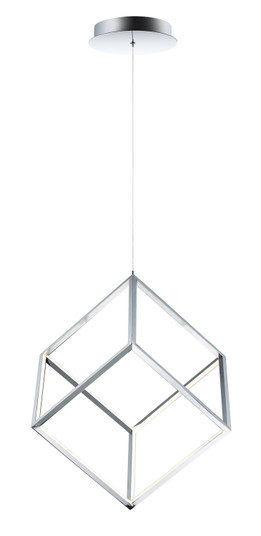 4 Square LED Pendant in Polished Chrome (86|E30582-PC) 4 Square LED Pendant in Polished Chrome (86|E30582-PC)