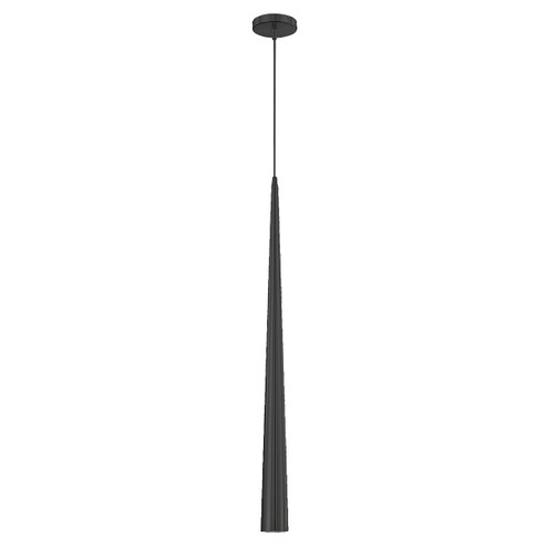 Sliver One Light Pendant in Black (40|20446-031)