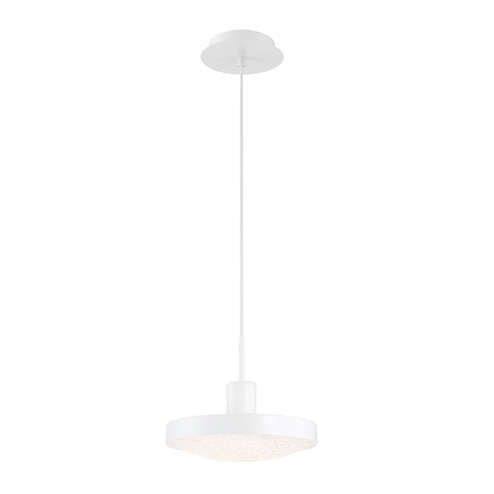 Sandstone LED Pendant in White (40|35963-011)