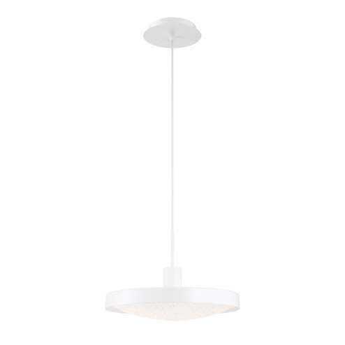 Sandstone LED Pendant in White (40|35964-018)